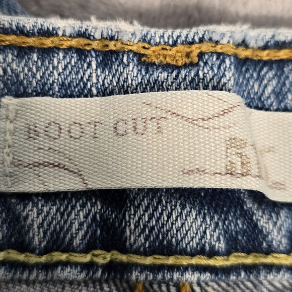 Levi’s 735 Bootcut Jeans Women 32x32 Light Wash Stretch Cowgirl Western Denim559 - Picture 7 of 10